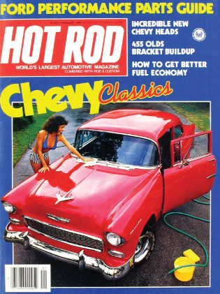 HOT ROD 1981 JAN - OLDS 455, TRI-5s, SKYLARK, VETTE